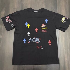 Black “Supply the Demand” Graphic T-Shirt